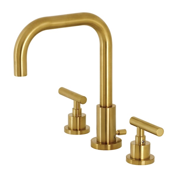 FSC8933CML Manhattan Widespread Bathroom Faucet W/ Brass Pop-Up, Brass